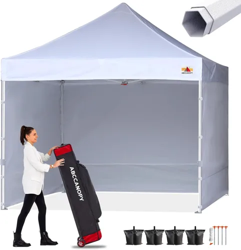 Miniatura 14 de ABCCANOPY - Tienda de campaña con dosel de primera calidad, sombra instantánea comercial, 10 x 15, serie premium, gris
