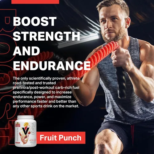 Miniatura 3 de Vitargo Polvo de Carbohidratos Alimenta el Glucógeno Muscular 2 Veces Más Rápido 4.4 LB Mango Polvo Pre Entrenamiento y Post Entrenamiento
