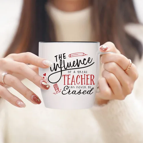 Miniatura 3 de ELEGANTPARK Regalos para Maestros para Regalos de Agradecimiento a Maestros para Mujeres Taza de Café Cumpleaños San Valentín Graduación Acción