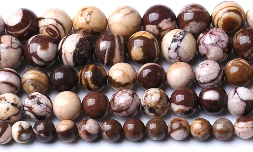 Miniatura 39 de 36 cuentas de calcedonia de jade rojo natural de 25/64 pulgadas (0.394 in), redondas sueltas, piedras preciosas energéticas curativas, para hacer