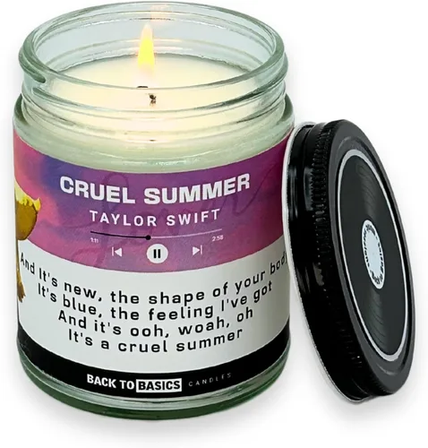 Miniatura 17 de Back to Basics Juego de velas premium Taylor - 3 velas veganas de cera de soja y coco perfumadas para decoración del hogar, regalos de cumpleaños