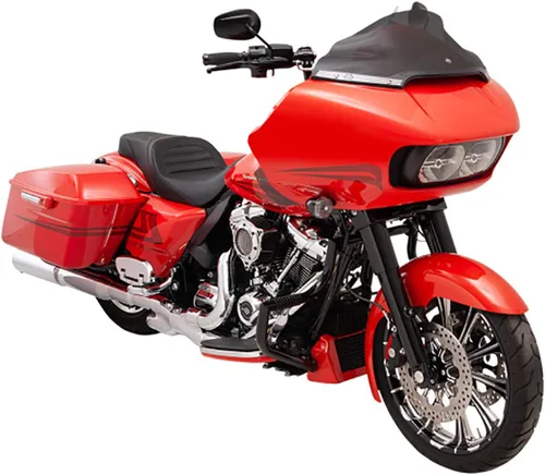 Miniatura 9 de Klock Werks Sport Flare para Harley-Davidson Road Glide 2015-2023 (6" Negro)