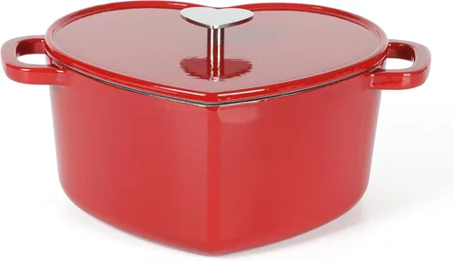 Miniatura 12 de MARTHA STEWART Gatwick - Horno holandés de hierro fundido esmaltado de 7 cuartos de galón, lino blanco con oro, horno holandés resistente para Lino