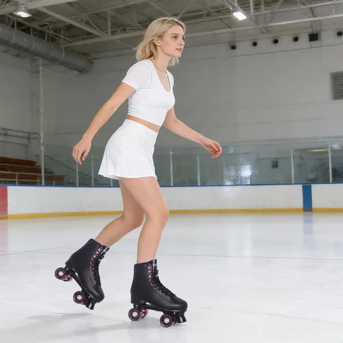 Miniatura 5 de Nattork Patines de rodillos para mujeres, diversión al aire libre, patines de derby de moda para hombres, niñas, niños, patines para pistas cubiertas