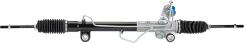 Speedway Motors 1982-88 Rack de dirección asistida T-Bird de alto flujo y piñón para travesaños Mustang II, incluye adaptadores AN -6, actualización