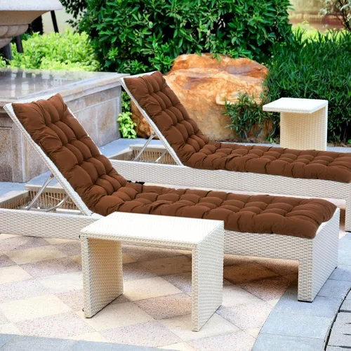 Miniatura 7 de Bucherry Cojines para Tumbona de 67 x 19 Pulgadas Cojines Suaves para Silla de Descanso Cojín para Silla de Gravedad Cojín para Sofá Almohadilla