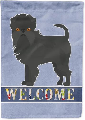 Miniatura 30 de Caroline's Treasures CK3647CHF - Bandera de bienvenida con diseño de bulldog francés, manga grande, para porche, para colgar en la pared, poliéster