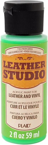 Miniatura 20 de Leather Studio 71411 pintura para piel de color blanco, 2 onzas
