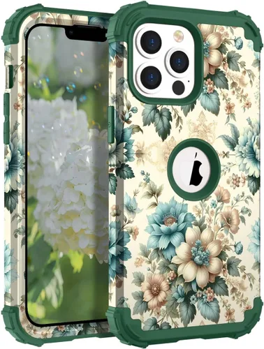 Miniatura 56 de Hocase Funda para iPhone SE 2022/2020, resistente a prueba de golpes, de plástico duro+goma de silicona, funda protectora híbrida para iPhone SE