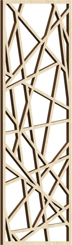 Miniatura 17 de Conway Paneles de pared decorativos de madera con calado, 9 3/8 pulgadas de ancho x 24 3/8 pulgadas de alto x 1/4 de alto, aliso