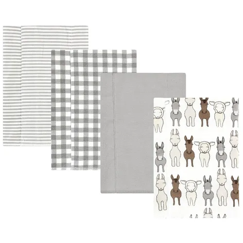 Miniatura 135 de Hudson Baby - Paños unisex de franela de algodón para bebé, bosque, talla única