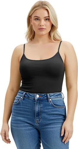 Miniatura 60 de Emmalise Camisola larga casual básica para mujer, con tirantes ajustables, top en capas