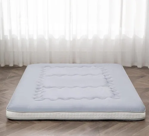 Miniatura 15 de Dr.Futon Colchón de Futón Japonés de Suelo Extra Grueso Plegable Enrollable Topper de Cama Tapete para Huésped, Tumbona y Viaje Grisoscuro
