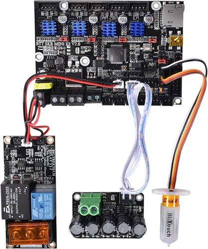 Miniatura 3 de BIGTREETECH SKR Mini E3 V2.0 - Placa de control de 32 bits con controlador UART TMC2209. Nueva actualización de la placa base de piezas de impresora