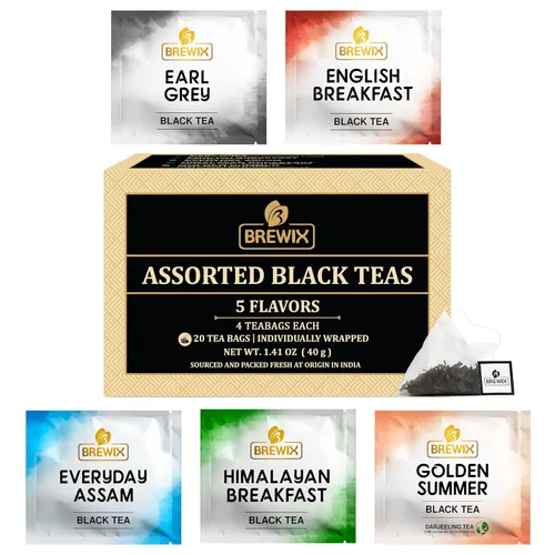 Miniatura 10 de BREWIX, Bedtime Blossom - Té suelto de hierbas (más de 50 tazas) sin cafeína y totalmente natural Mezcla relajante floral nocturna Rooibos