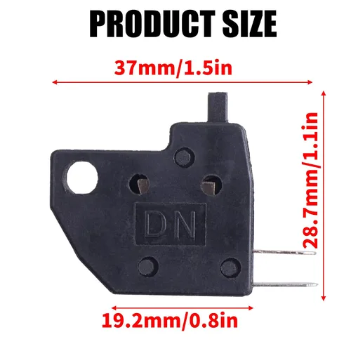 Miniatura 3 de ORAEVY Interruptor de parada de luz de freno delantero izquierdo (derecha) para motocicleta de 50 cc-250 cc chino, ATV Quad Dirt Pit Bike Scooter