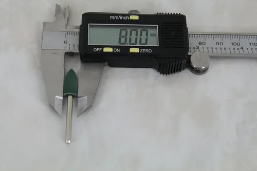 Miniatura 3 de TEMO 10 piezas de 0.315 in (5/16 pulgadas) herramienta giratoria de goma bala de pulido con vástago de 0.118 in (1/8 pulgadas) para herramientas