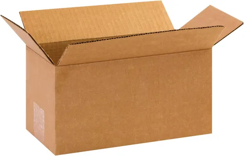 PARTNERS BRAND Cajas de cartón corrugado de 10 x 5 x 5, largas de 10 pulgadas de largo x 5 pulgadas de ancho x 5 pulgadas de alto, paquete de 25 |