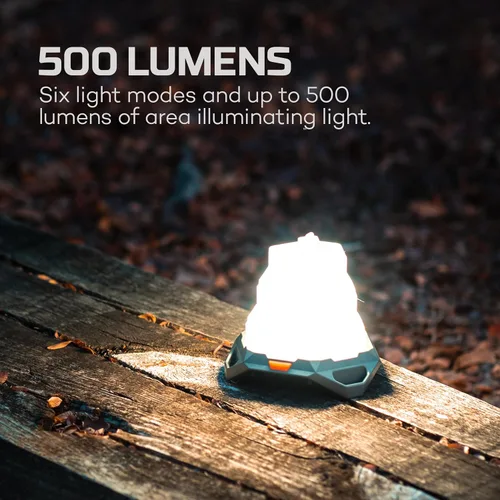 Miniatura 3 de NEBO Galileo - Linterna plegable de aire, 6 modos de luz, duradera, potente linterna con gancho para colgar para acampar y uso al aire libre, 500