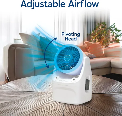 Miniatura 8 de Arctic Air Enfriador de aire portátil Ice Jet X3, modos de niebla dual, hasta 8 horas de tiempo de enfriamiento, enfriador portátil de 3 velocidades