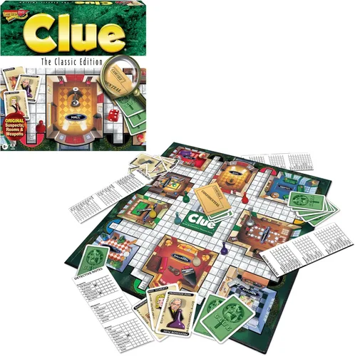 Miniatura 2 de Jego de mesa de misterio de Winning Moves Clue Edición clásica, ninguno , Multicolor