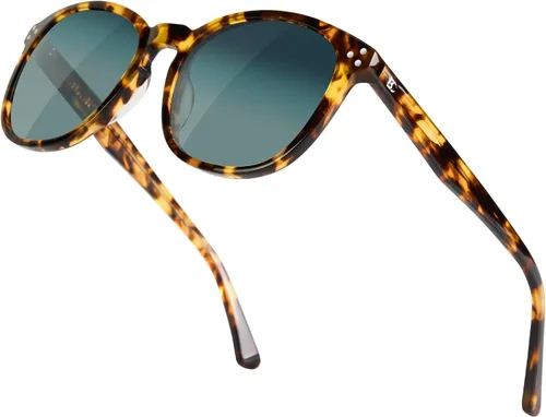 Miniatura 41 de Gafas de sol polarizadas para mujer con protección UV para mujer, a la moda, grandes sombras con marco de acetato BC2110