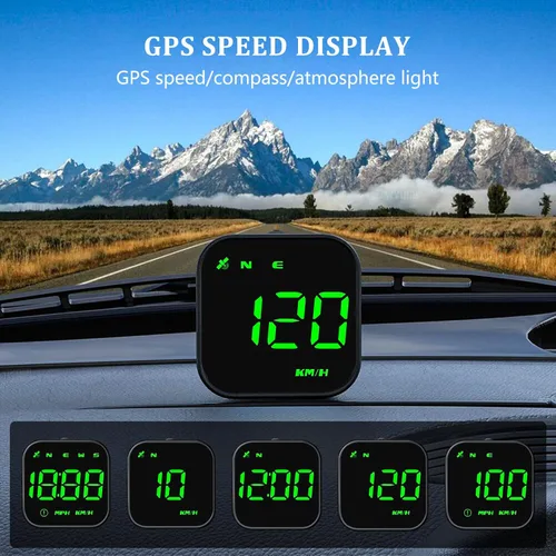 Miniatura 2 de wiiyii G4S Velocímetro Digital GPS, Nueva Pantalla HUD para Automóvil con Velocidad Digital en MPH KPH, Universal para Autos Camiones Automóviles