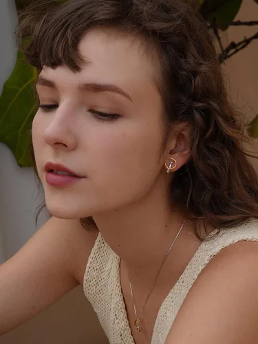 Miniatura 4 de S.Leaf Aretes de plata de ley, aretes de gato y luna, artículos de gato para amantes de los gatos, joyería de gato para mujeres, regalos