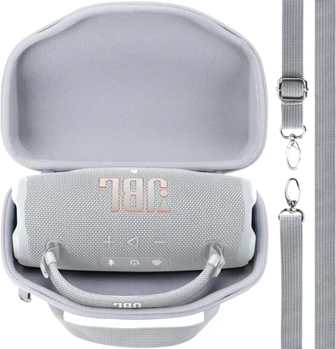 Miniatura 8 de Carcasa Rígida Lebakort Compatible con Altavoz JBL Charge 5 Charge 4 Impermeable (Carcasa Negra)
