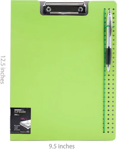 Miniatura 6 de ECEIRO Portapapeles plegable, 360 Flip Folio, Padfolio de cierre para enfermeras y uso de oficina, portapapeles cubierto colorido