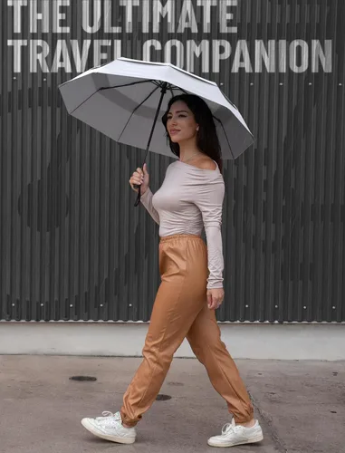 Miniatura 97 de REPEL Windproof Travel Umbrella - Compact & Withstands Winds up to 85MPH , Strongest Premium Auto Folding Umbrella for Rain and Sun - Durable, Light