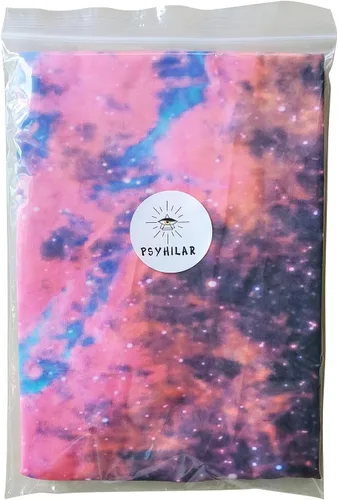 Miniatura 7 de PSYHILAR Tapices de luz negra Galaxy Space para adultos y adolescentes, nebulosa, Vía Láctea, reactiva a los rayos UV (59 x 39 pulgadas)