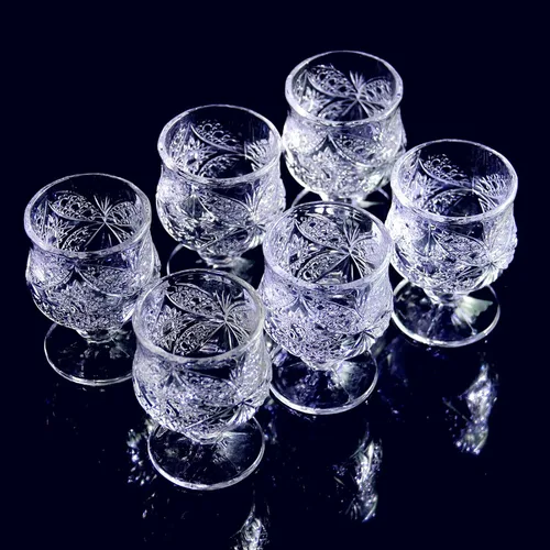 Miniatura 5 de Cordial Glasses, 1.7oz/1.7 fl oz, juego de 16 vasos de chupito, vasos de chupito con tallo/tequila/vasos de jerez