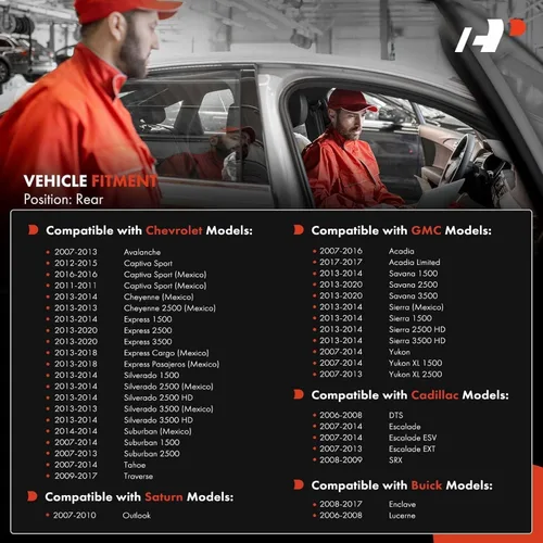 Miniatura 2 de A-Premium Sensor de Asistencia de Estacionamiento de Reversa Compatible con Modelos Selectos de Chevrolet y GMC y Buick y Cadillac - Silverado 1500