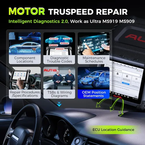 Miniatura 4 de Autel AutoLink AL301 OBDII / CAN lector de código accesible DTCs Eraser Car DIY herramienta de diagnóstico, Negro