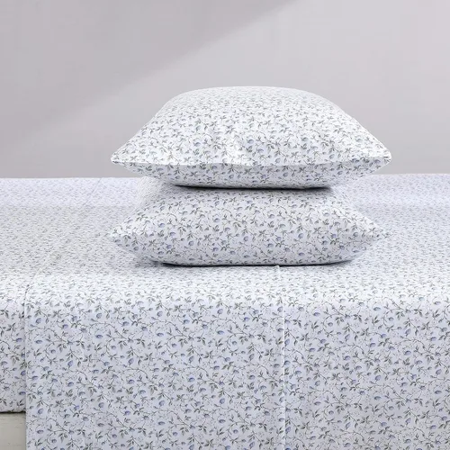Miniatura 3 de Laura Ashley - Juego de sábanas Queen, Sábanas de cama extremadamente suaves con una sensación ligera y naturalmente sedosa de algodón satinado
