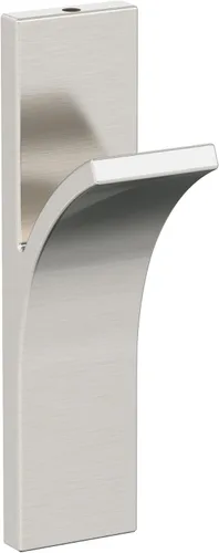 Amerock HBX37014G10 - Gancho decorativo de pared Apex de una sola punta, gancho de níquel satinado para abrigos, sombreros, mochilas, bolsos,