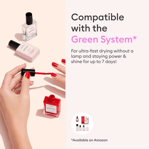 Miniatura 6 de Manucurist Green - Esmalte de uñas de secado rápido, color castaño, esmalte de uñas marrón, sin 9 unidades, a base de plantas y vegano, no tóxico