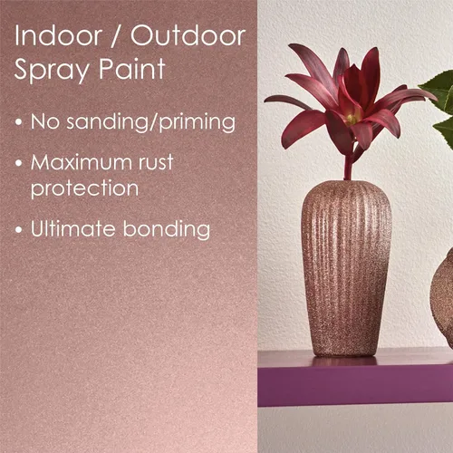 Miniatura 385 de Krylon Fusion - Pintura en aerosol adhesiva todo en uno para uso en interiores y exteriores, 12 onzas, aluminio