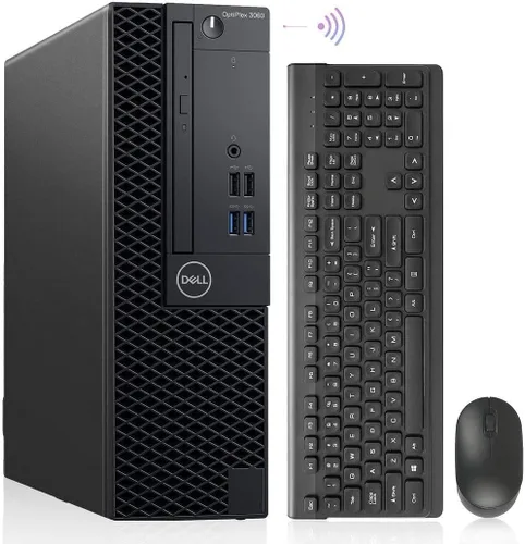 Dell Computadoras de escritorio OptiPlex 3060 Windows 11 Pro Hexa Core i7-8700 hasta 4.60GHz32GB DDR4 1TB M.2 NVMe SSD1TB HDDAX210 WiFi 6E integrado