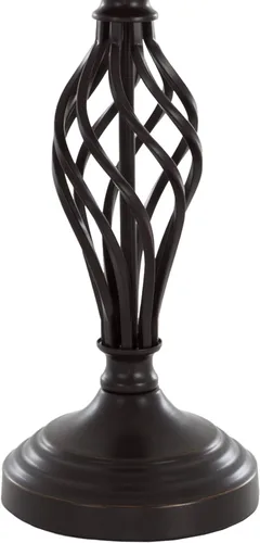 Miniatura 7 de Lámparas de mesa y lámpara de pie, Conjunto de 3, acero cepillado tradicional (3 bombillas LED incluidas) por Lavish Home, 72-LMP3007