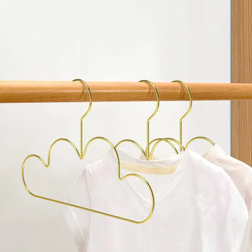 Miniatura 2 de 5 perchas de nube para ropa de niños, perchas de metal antideslizantes para niños, ropa para niños, suéter