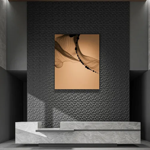 Miniatura 8 de Art3dwallpanels Paquete de 33 paneles de pared 3D de diamante para decoración de pared interior, paneles de pared con textura de flores de PVC