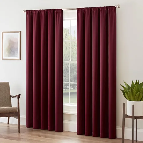 Miniatura 9 de Eclipse Cortina Sólida Thermapanel para Oscurecer la Habitación con Bolsillo para Barra, Cortina de Ventana para Dormitorio y Sala de Estar