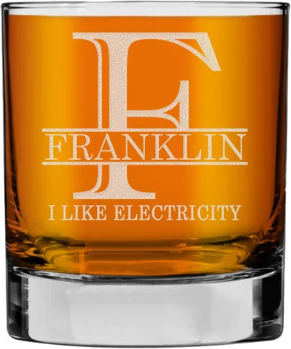 Miniatura 52 de Monograma grabado de cristal de whisky Rocks de 11 onzas (letra S), regalos de bourbon personalizados de la A-Z para hombres, día del padre, vidrio