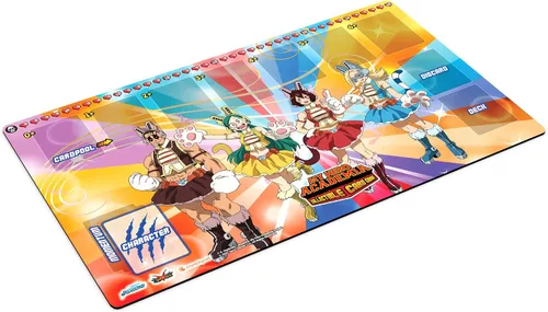Miniatura 4 de Jasco My Hero Academia - Juego de cartas coleccionables de la serie 3 Wild Wild Pussycats Tapete de juego de goma de 18 x 24 pulgadas A partir