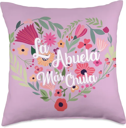 Miniatura 5 de Regalos para Abuelita Abuelita Best Gifts for Abuelita - Almohada para Abuela Mas Chula, 16.0 x 16.0 in, multicolor