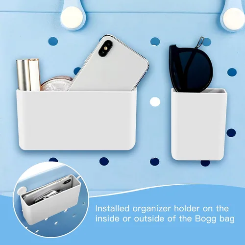 Miniatura 4 de Bogg - Organizador de bolsas – Paquete de 2 soportes de almacenamiento con clip para bolsas Bogg – Instalación interior/exterior – Accesorios