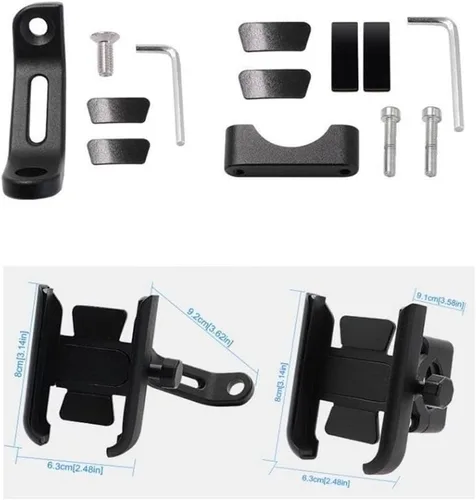 Miniatura 3 de Phone Cradle for XMAX300 XMAX400 Xmax X-MAX 125 250 300 400 Motorcycle Accessories Handlebar Mobile Phone Holder Stand Bracket Stand Holder