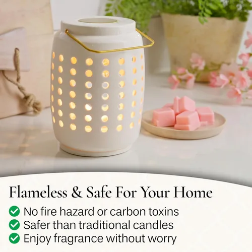 Miniatura 5 de Candle Warmers Calentador de iluminación de toldo Chelsea Lantern: úsalo con cualquier cera derretida